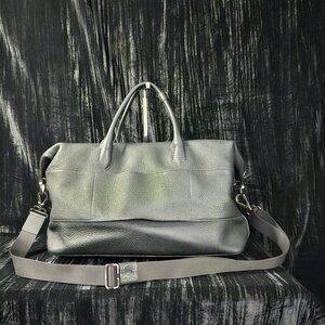Longchamp Leather Weekend Bag